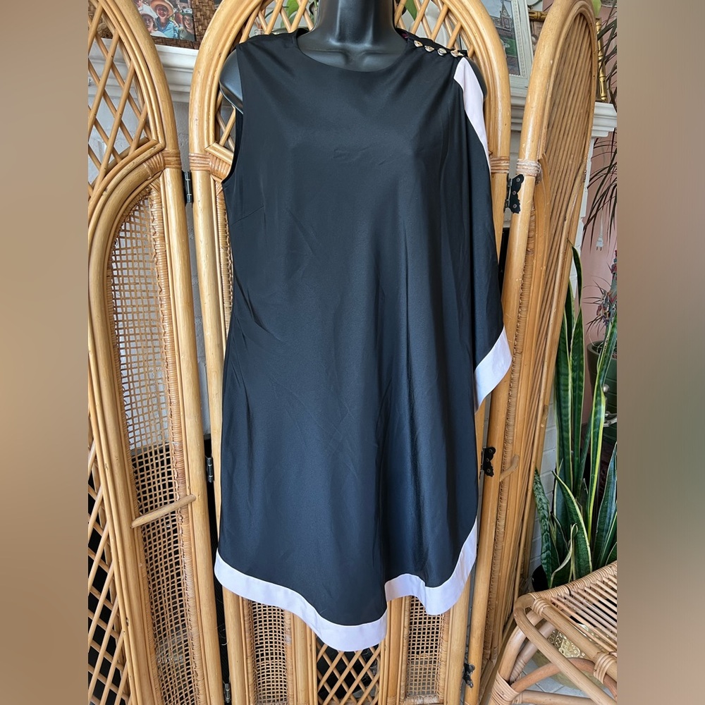 Ted Baker London asymmetrical draped dress